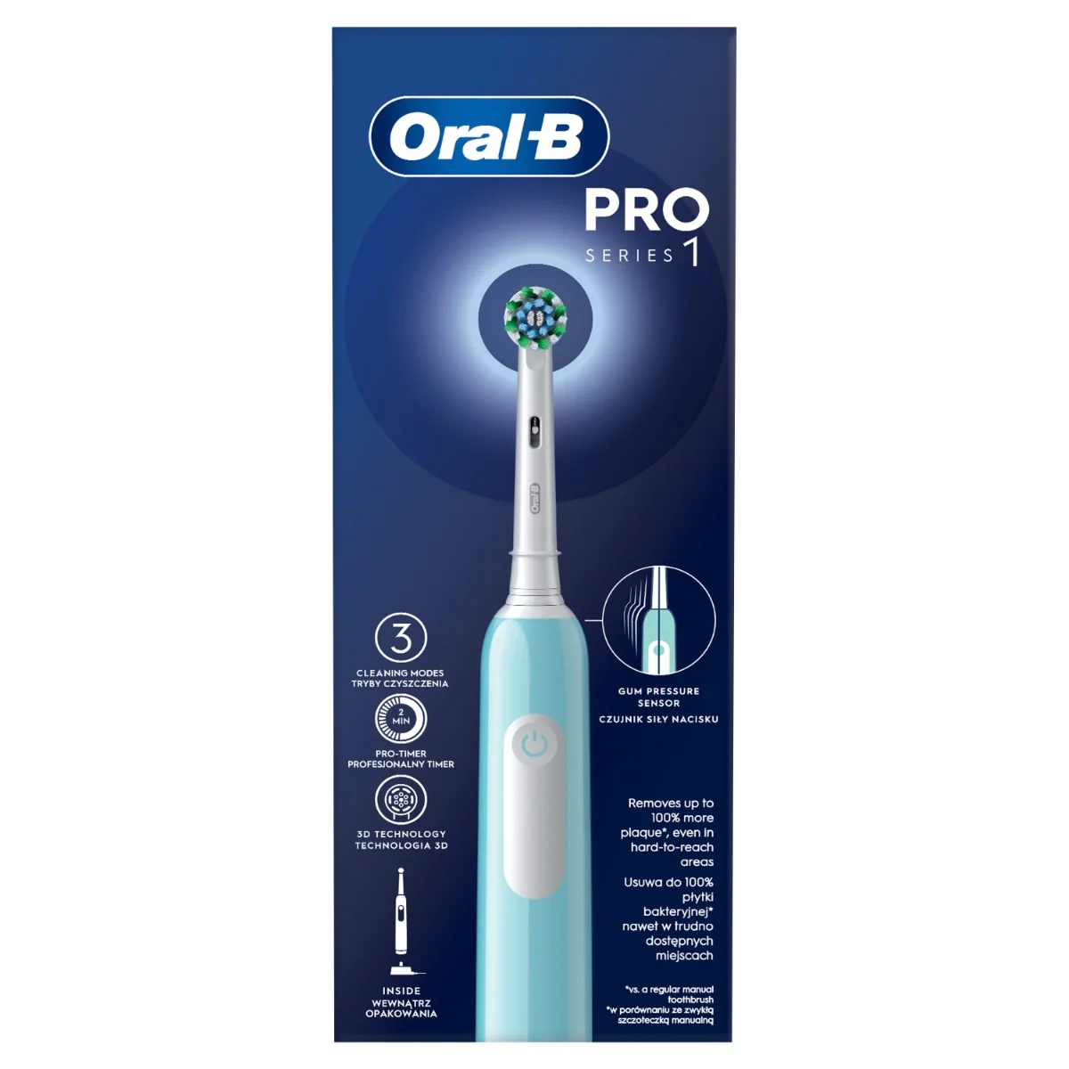 Oral-B Pro Series 1 elektrický zubní kartáček Blue