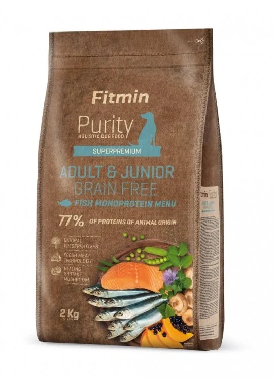 Fitmin Purity Adult&Junior Grain Free Fish Menu krmivo pro psy 2 kg