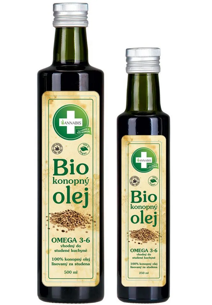 Annabis 100% Bio Konopný olej 500 ml