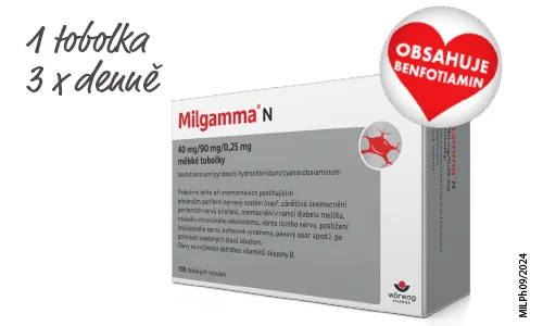 Milgamma® N cps. 1 tobolka 3x denně.