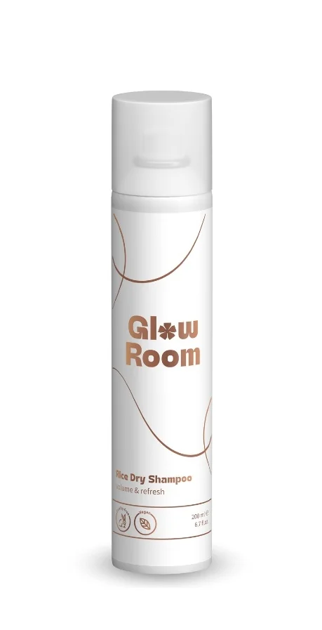 Glow Room Rice Dry rýžový suchý šampon 200 ml