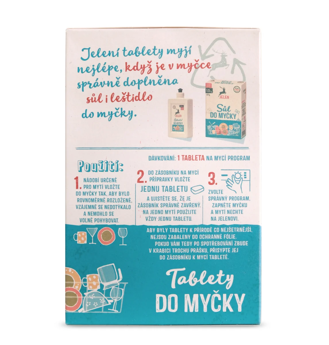 Jelen Tablety do myčky 52 ks