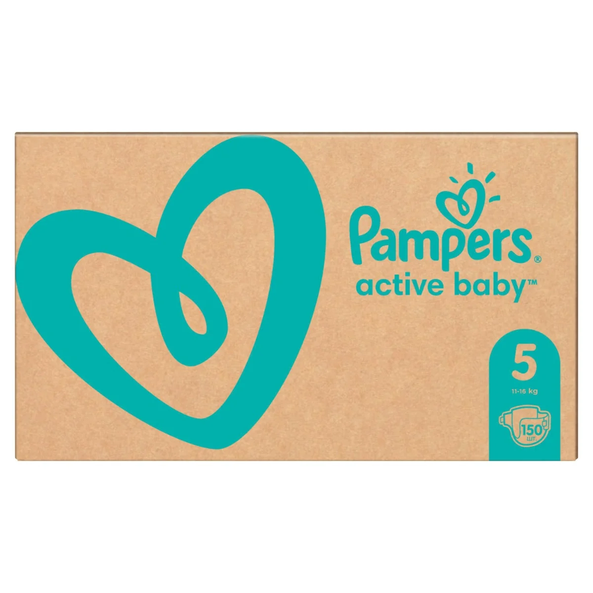 Pampers Active Baby vel. 5 Monthly Pack 11–16 kg dětské pleny 150 ks