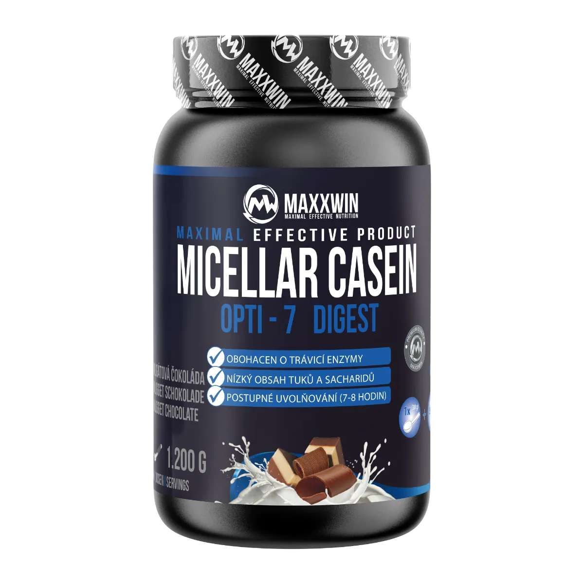 MAXXWIN MICELLAR CASEIN nugátová čokoláda 1200 g