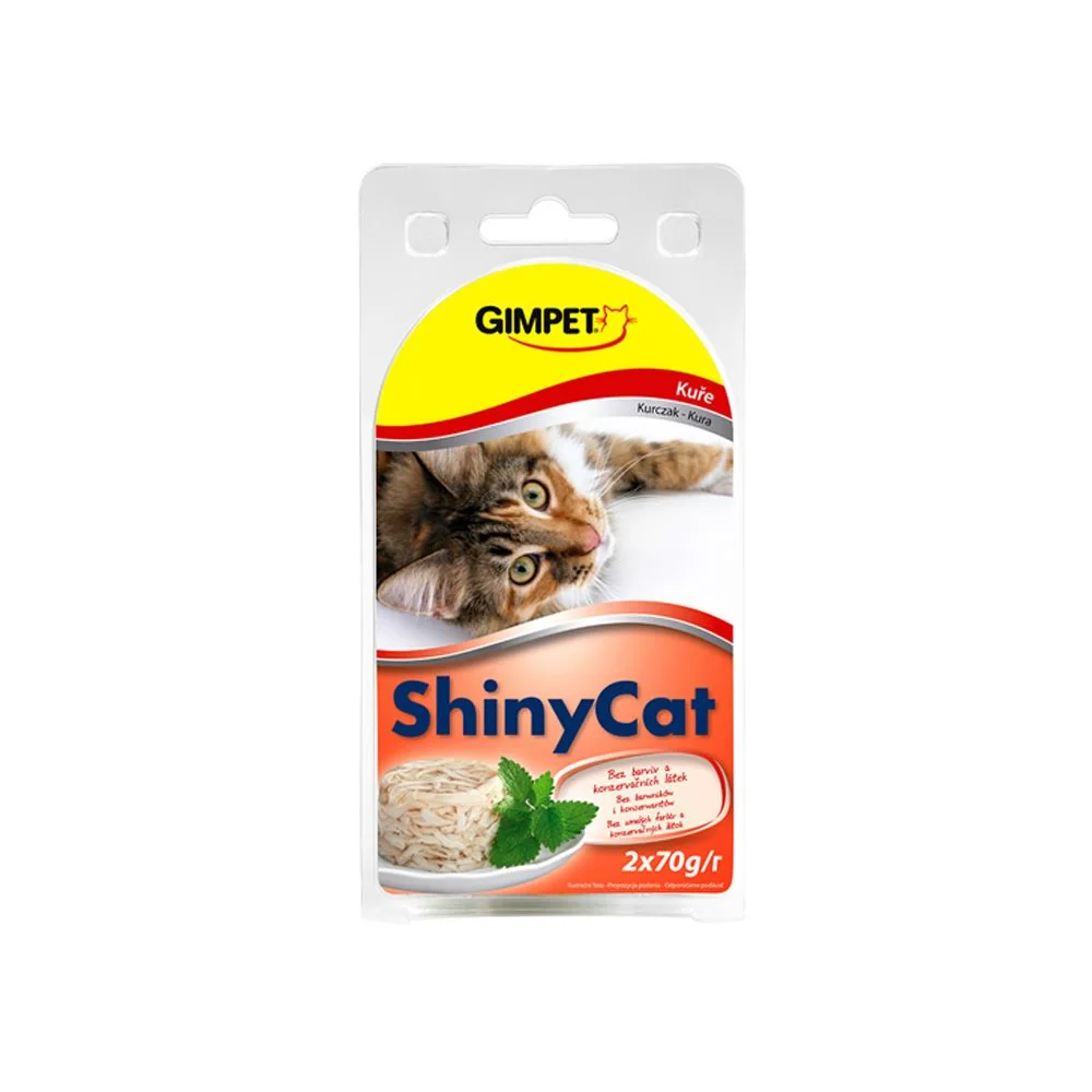 ShinyCat Kuřecí konzerva 2x70 g