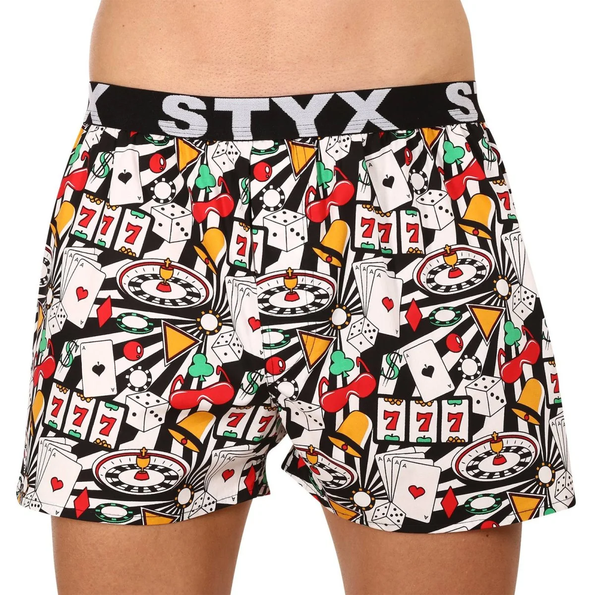 Styx 3PACK pánské trenky art sportovní guma vícebarevné (3B11830) XXL 