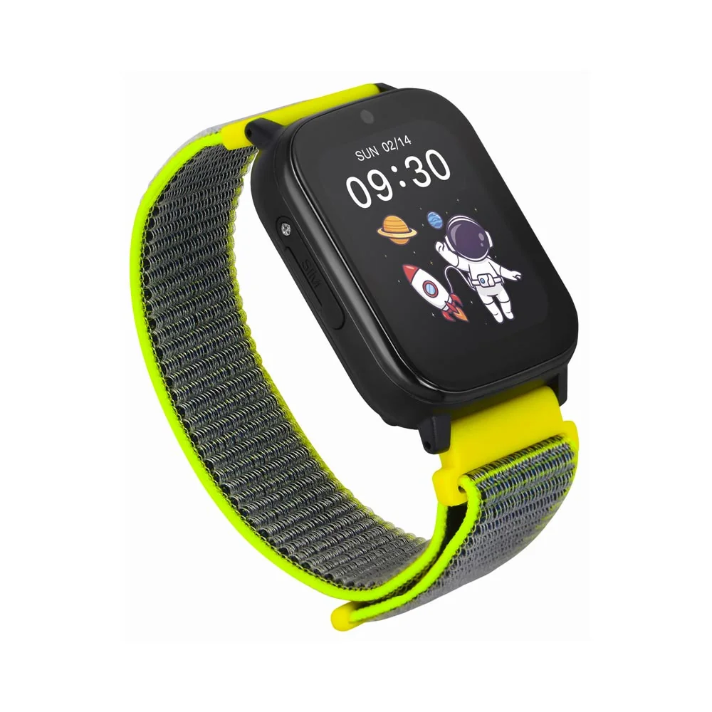 Garett Smartwatch Kids Tech 4G dětské chytré hodinky Green Velcro