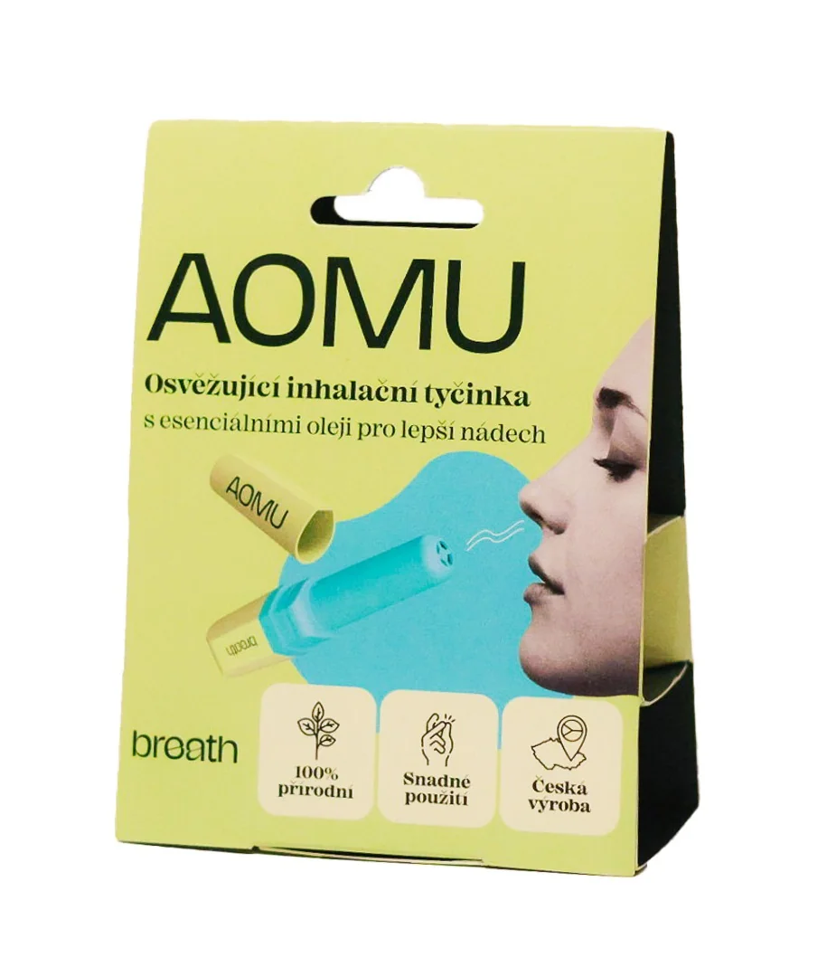 AOMU Inhalační tyčinka s esenciálními oleji Breath 1 ks