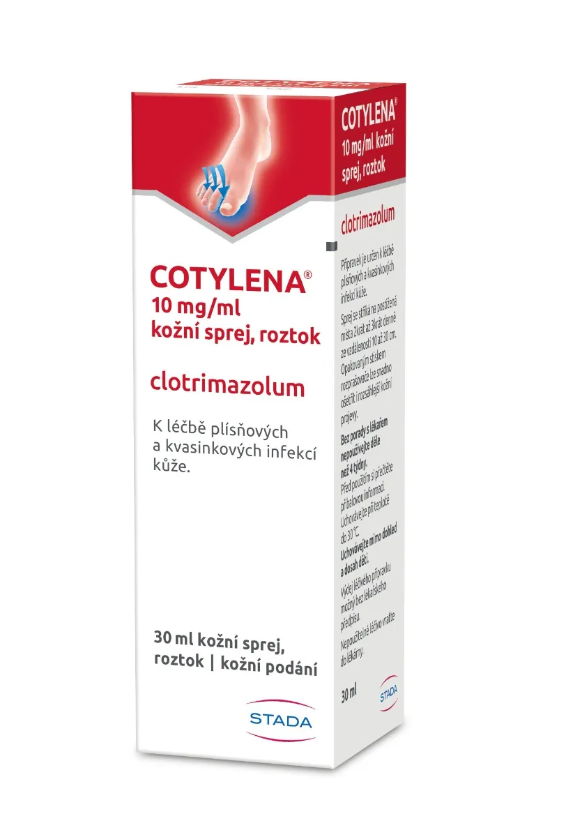 Cotylena 10 mg/ml kožní sprej 30 ml