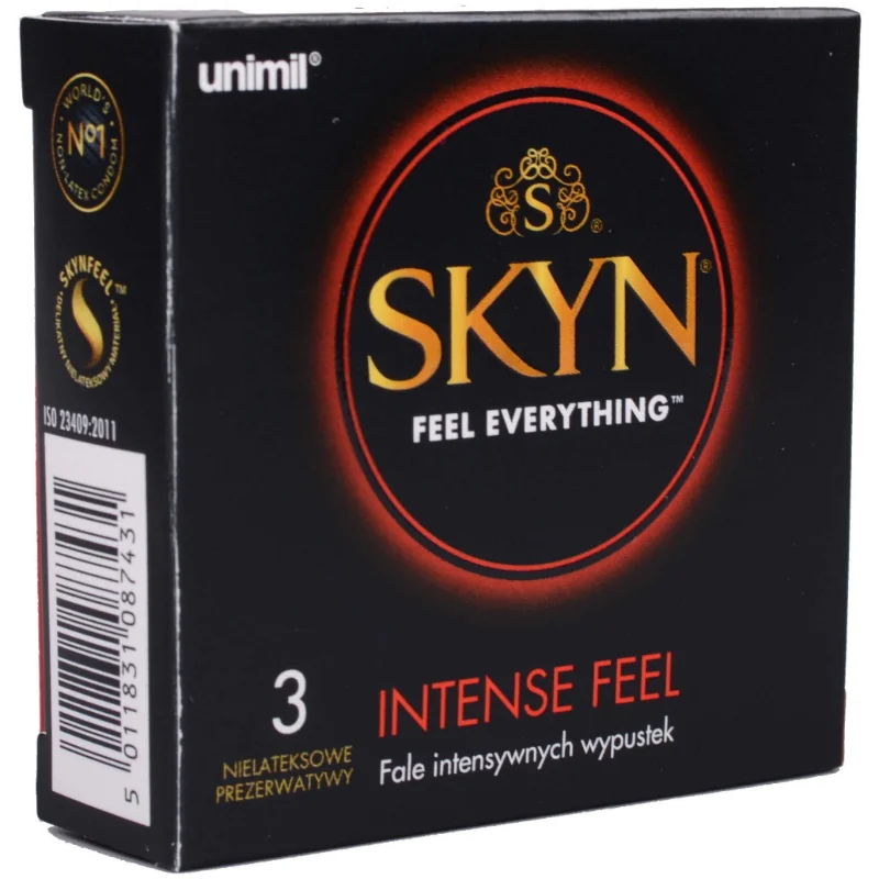 SKYN Intense Feel – bezlatexové kondomy (3 ks)