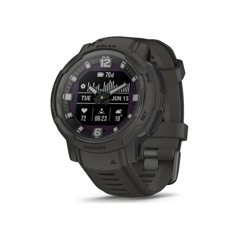 Garmin Instinct Crossover Solar hodinky s GPS Graphite