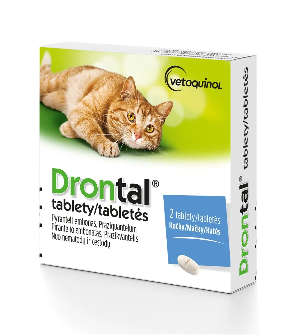 Drontal pro kočky 2 tablety