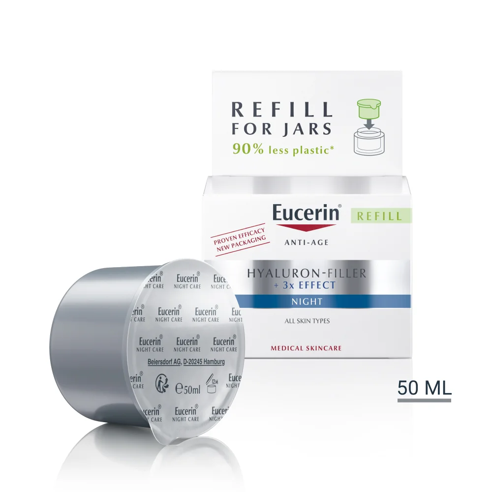 Eucerin Hyaluron-Filler + 3x Effect noční krém náhradní náplň 50 ml