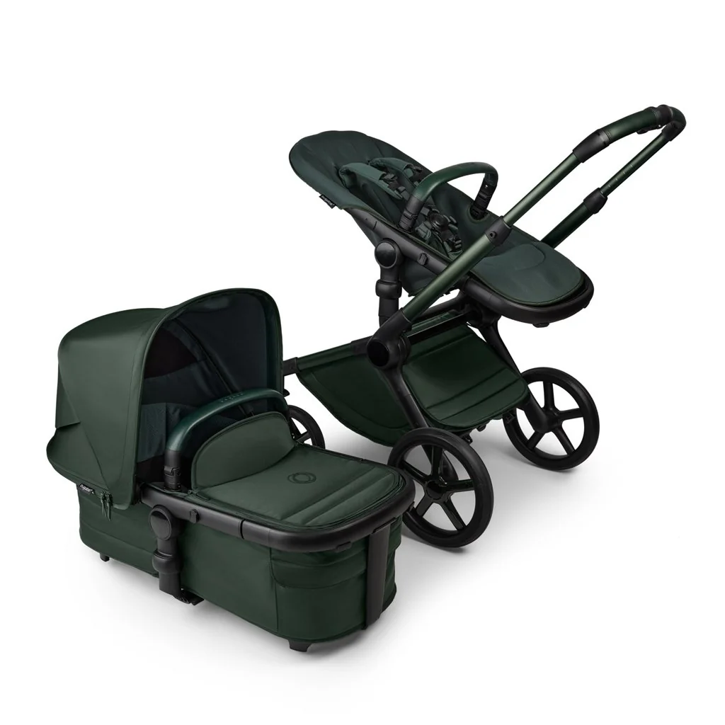 Bugaboo Kočárek kompletní Fox 5 Midnight green - Noir limitovaná edice 