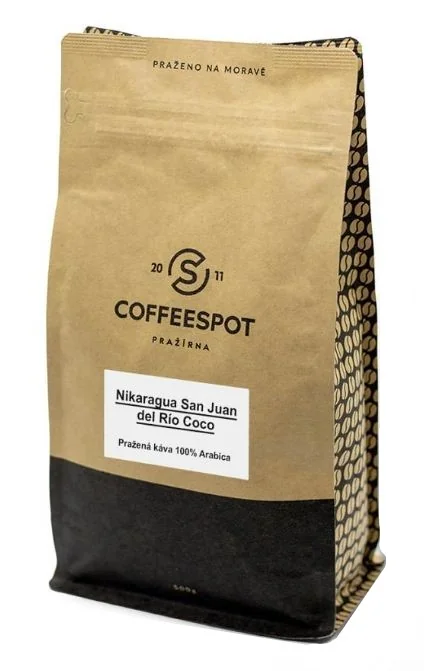 Coffeespot Nikaragua San Juan del Río Coco zrnková káva 500 g