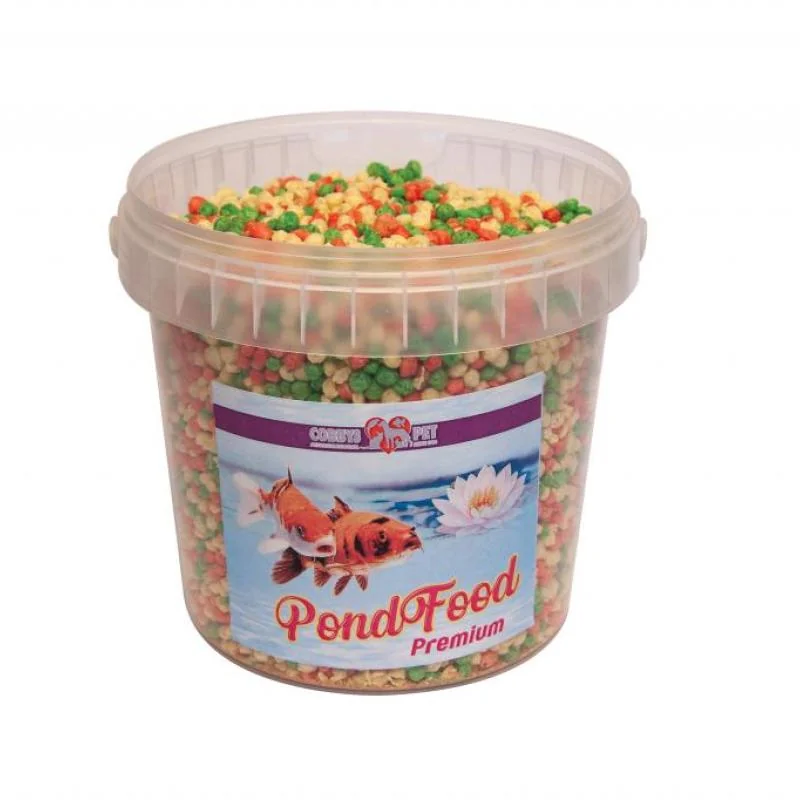 Cobbyspet POND GRANULES COLOUR MEDIUM 1l / 100g kbelík 