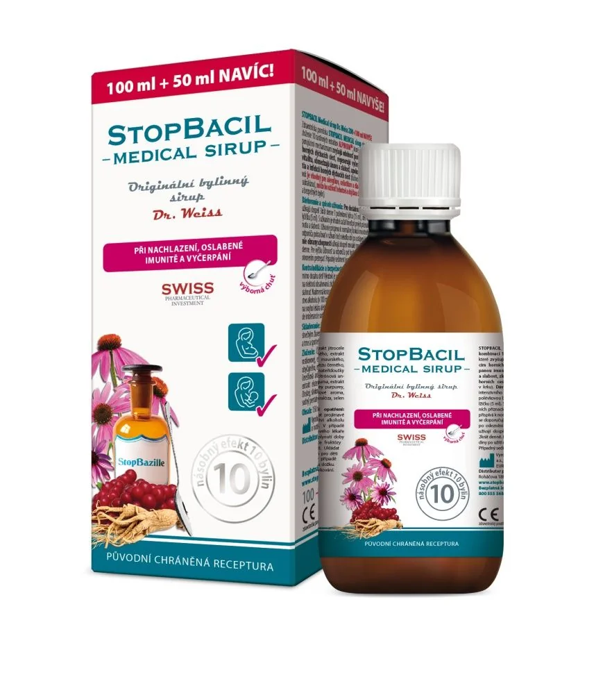 Dr. Weiss STOPBACIL Medical sirup 100+50 ml