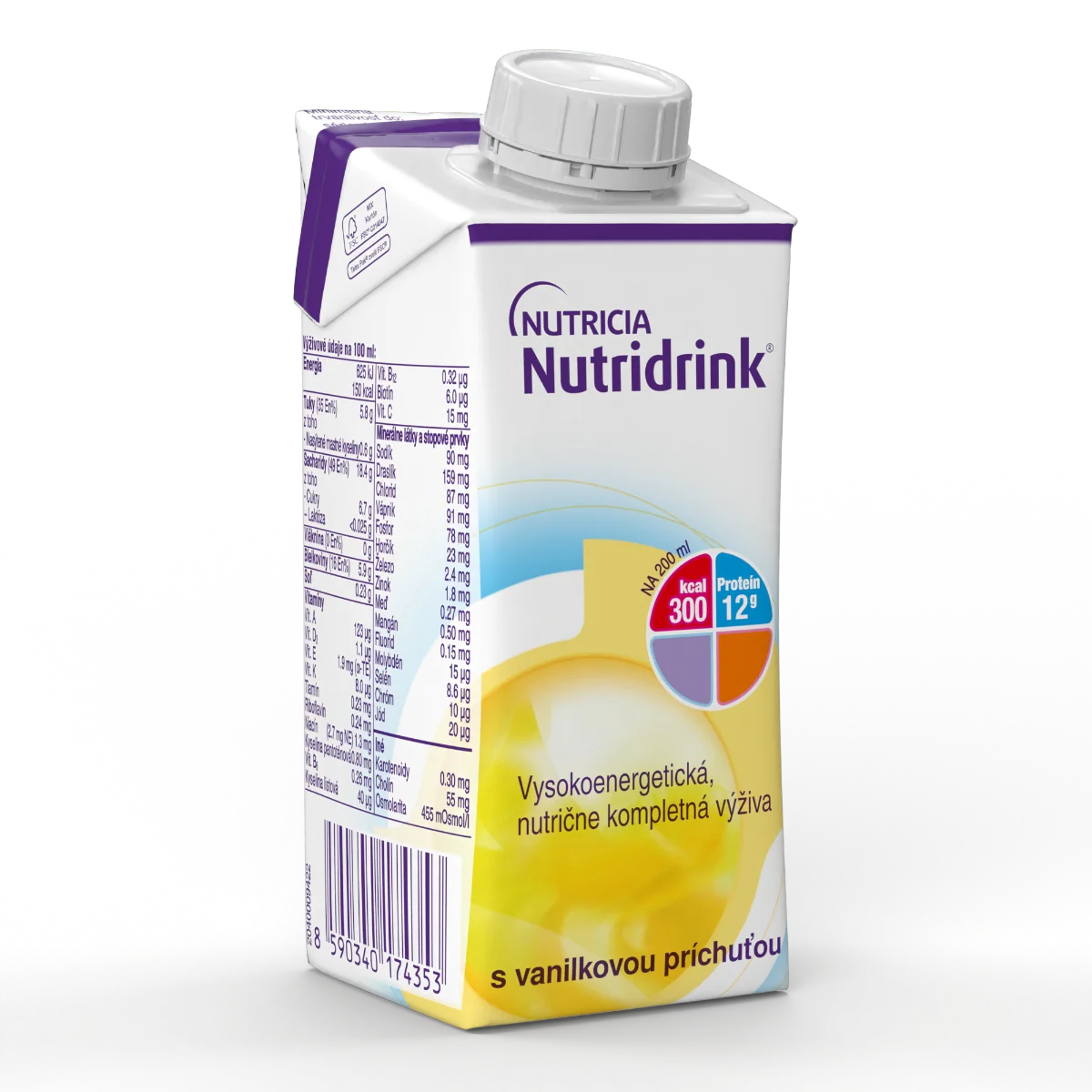 Nutridrink s příchutí vanilkovou 200 ml