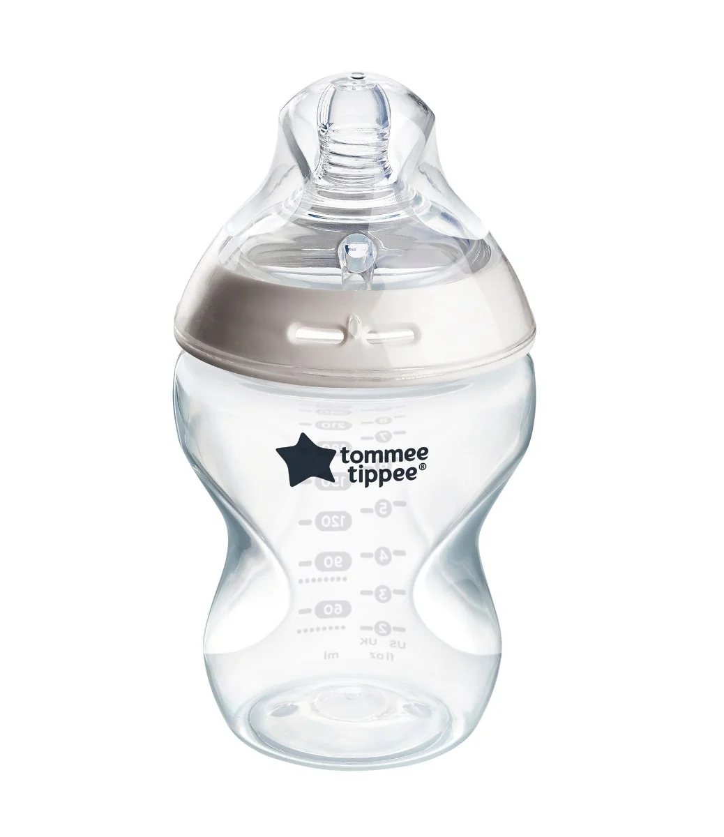 Tommee Tippee Samosterilizační kojenecká lahev 0m+ 260 ml čirá