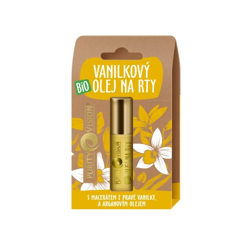 Purity Vision BIO Vanilkový olej na rty 10 ml