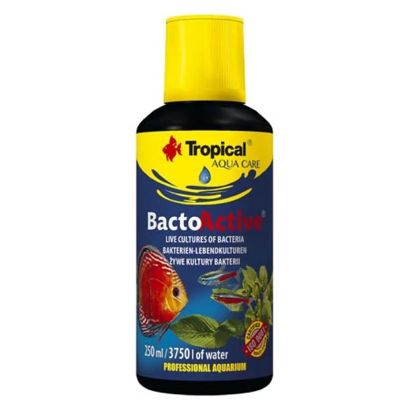 Tropical Bacto-Active/Bactinin 250ml na 3.750l živé kultury bakterií do akvária