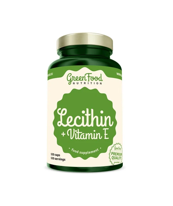 GreenFood Nutrition Lecithin + Vitamin E 120 kapslí