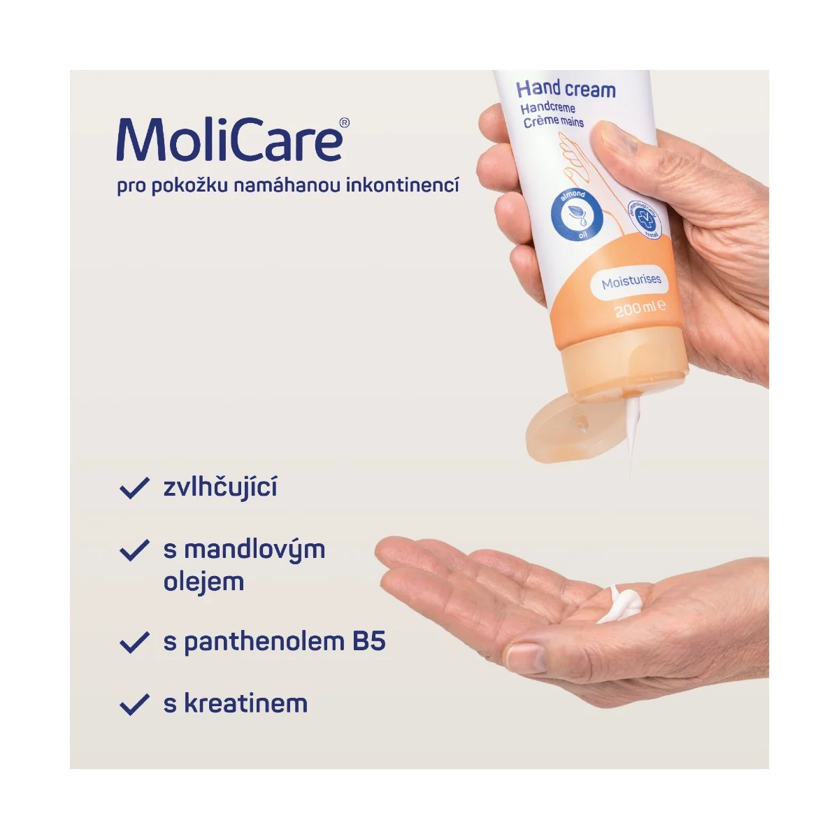 MoliCare Krém na ruce 200 ml