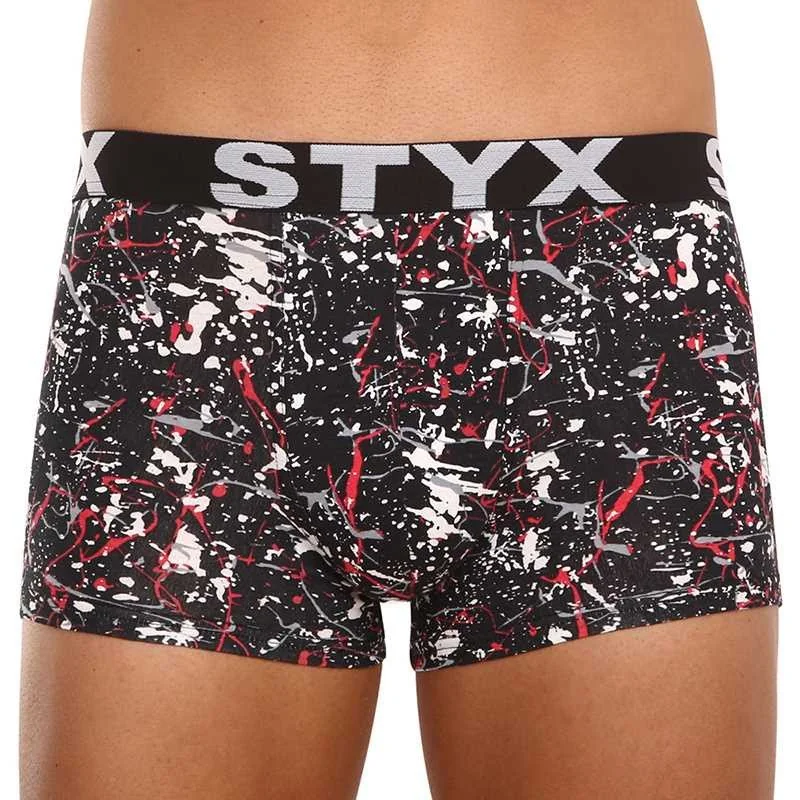 Styx 5PACK pánské boxerky art sportovní guma vícebarevné (G85052535759) M 