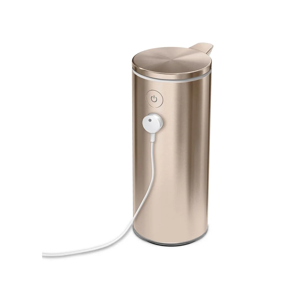 Simplehuman Bezdotykový dávkovač mýdla dobíjecí 266 ml rose gold ocel