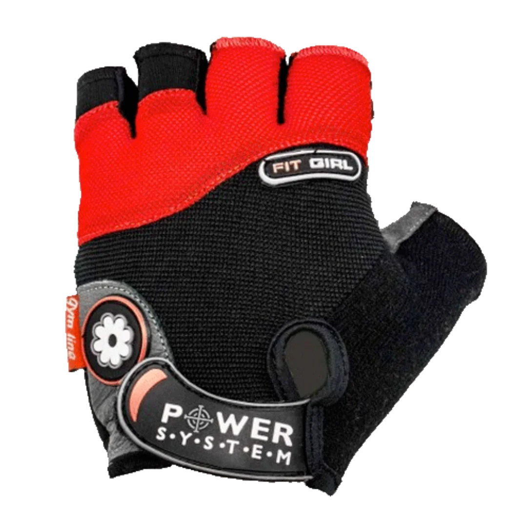 Power System Rukavice FIT GIRL PS-2900 červené - XS