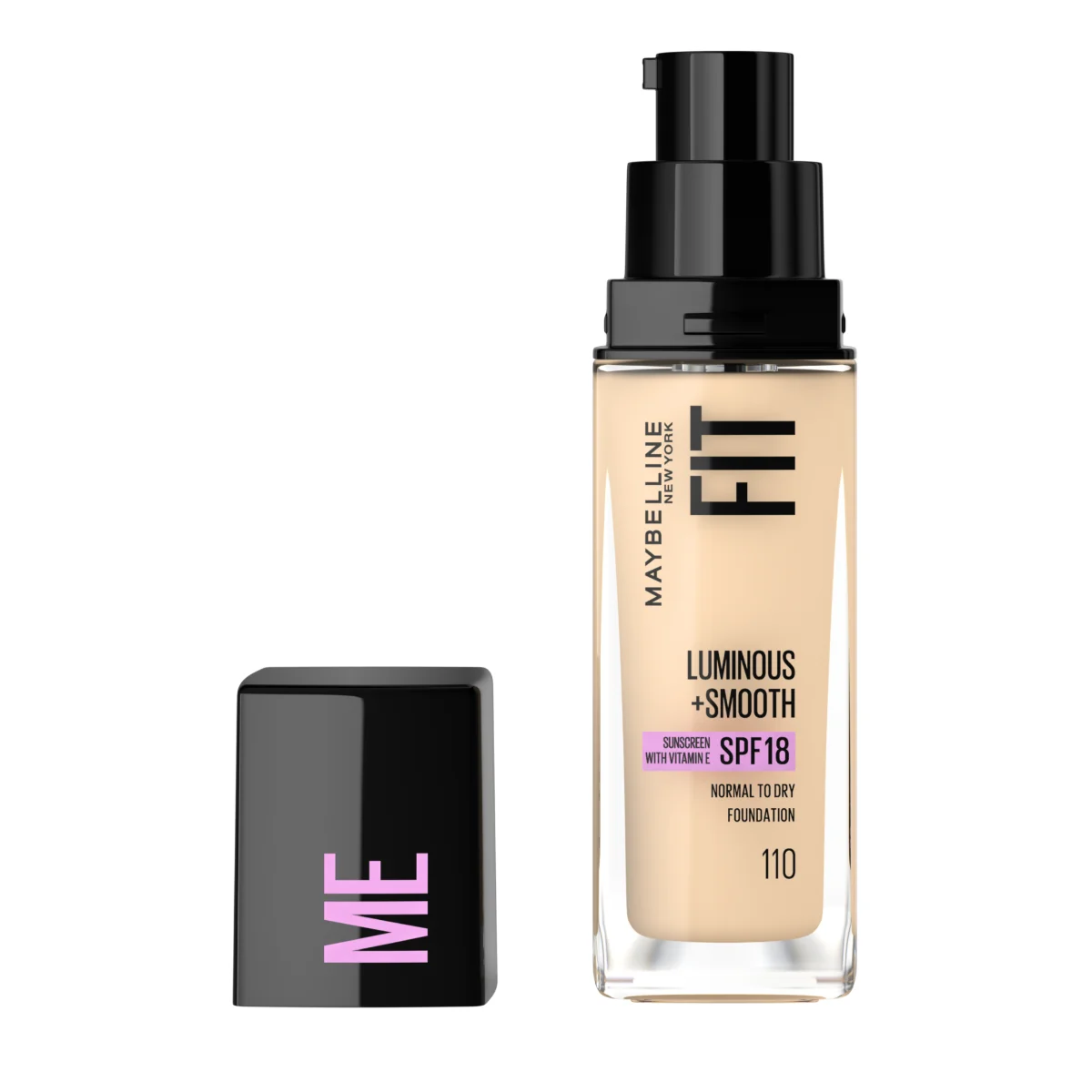 Maybelline Fit me Luminous + Smooth odstín 110 Porcelain make-up 30 ml