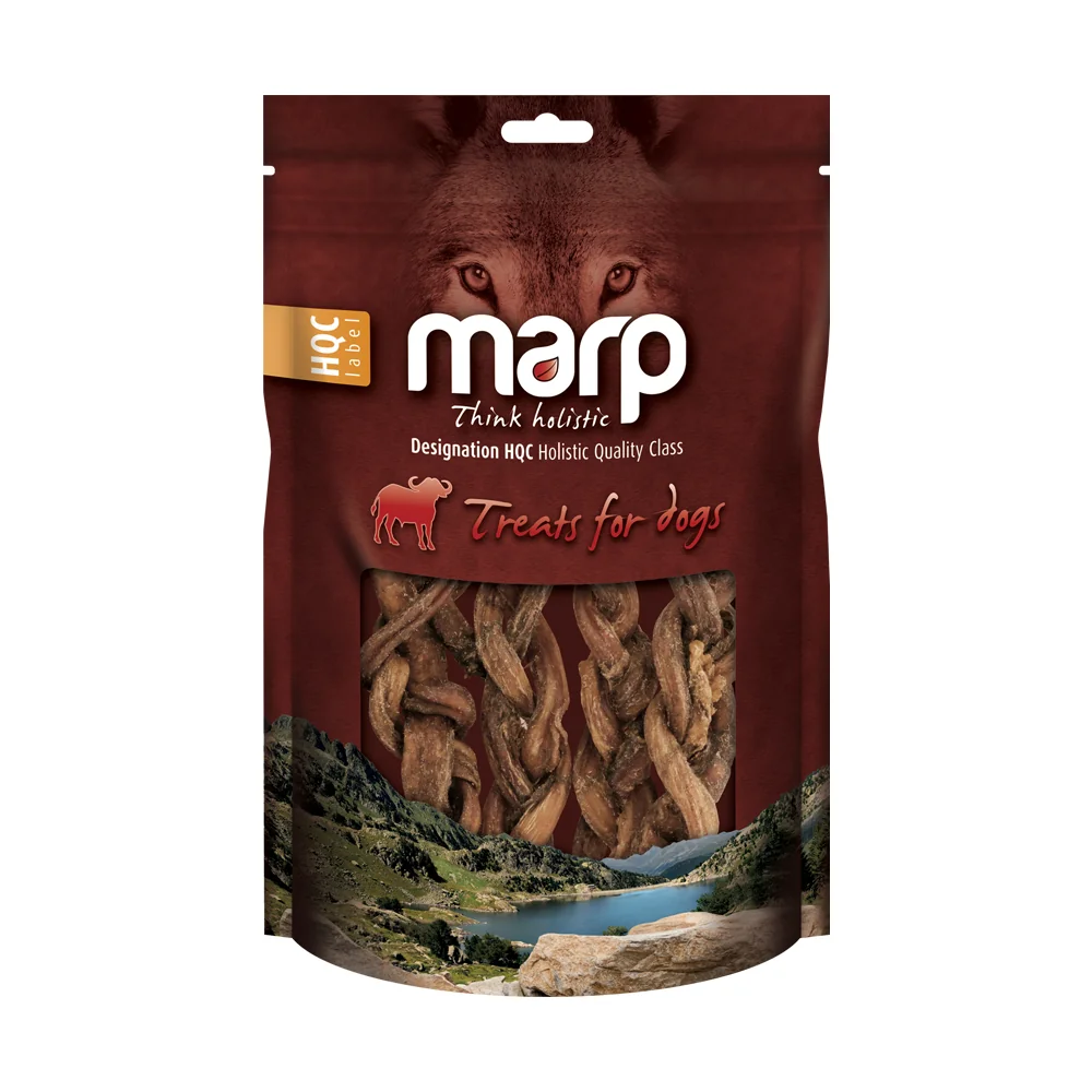 Marp Treats Buffalo Braided Stick sušený penis pamlsek pro psy 150 g