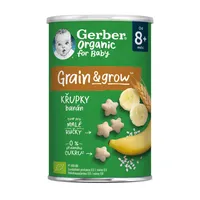 Gerber Organic Křupky banánové BIO 8m+