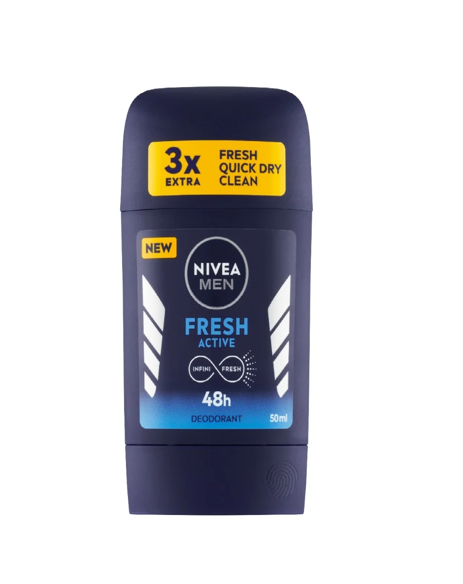 Nivea Men Fresh Active tuhý deodorant 50 ml