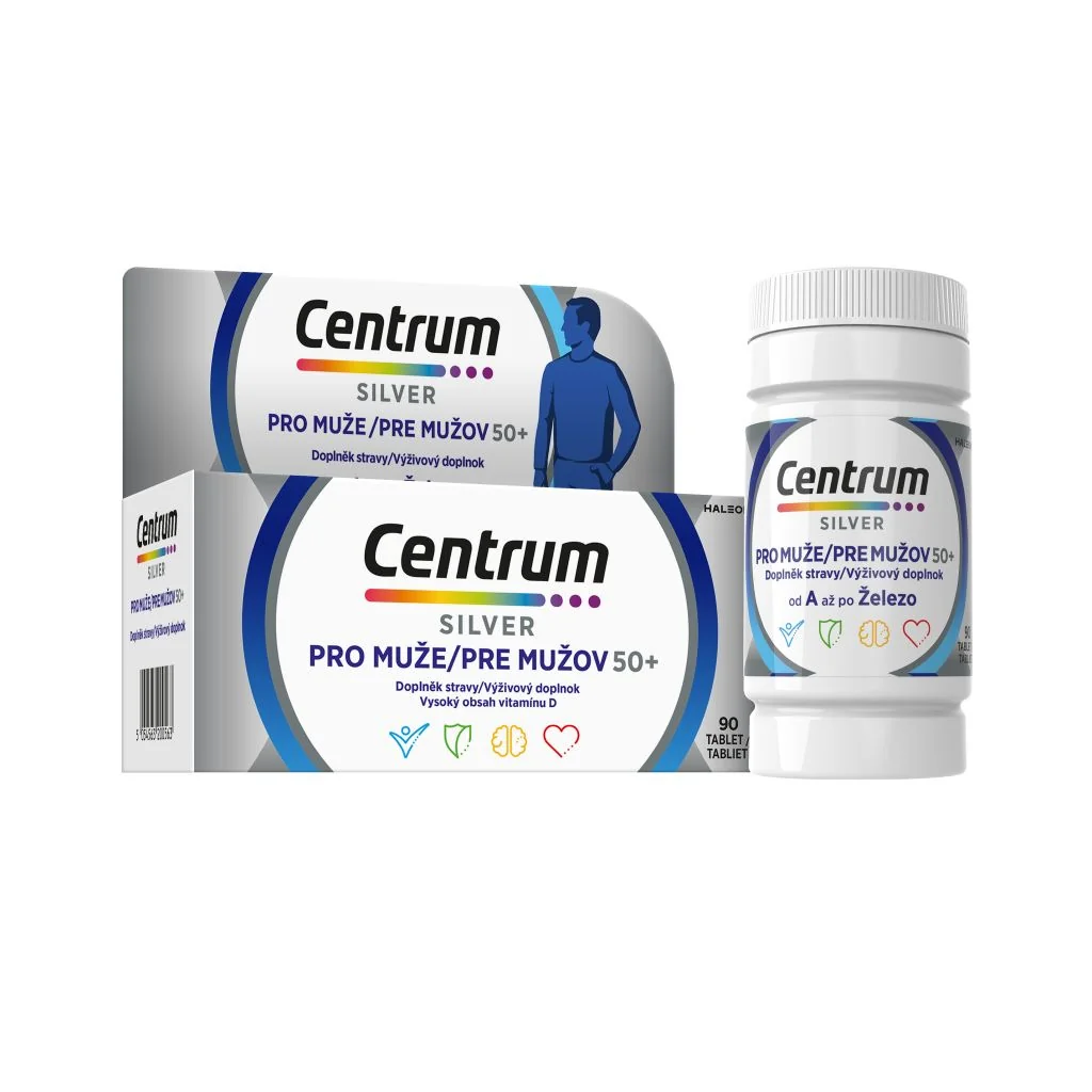 Centrum Silver multivitamín pro muže 50+ 90 tablet