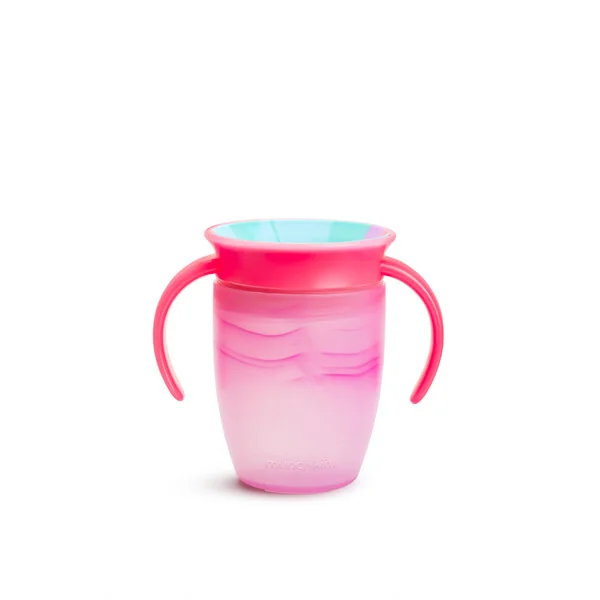 Munchkin Miracle 360° Tie Dye Cup Tropical 6m+ 2x207 ml žlutý a růžový