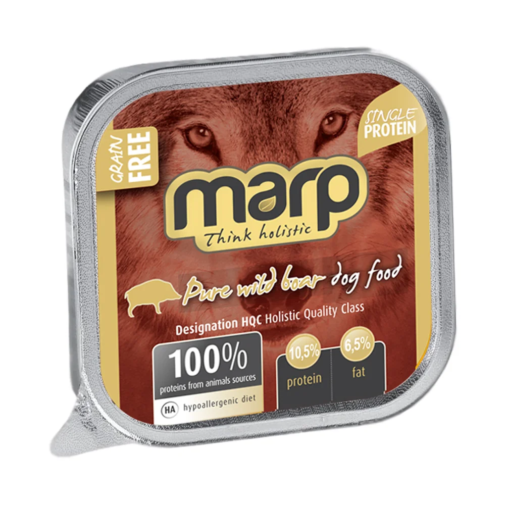 Marp Holistic Wild Boar Vanička s divočákem krmivo pro psy 100 g