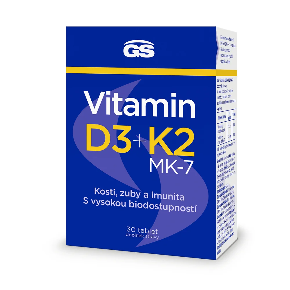 GS Vitamin D3 + K2 30 tablet