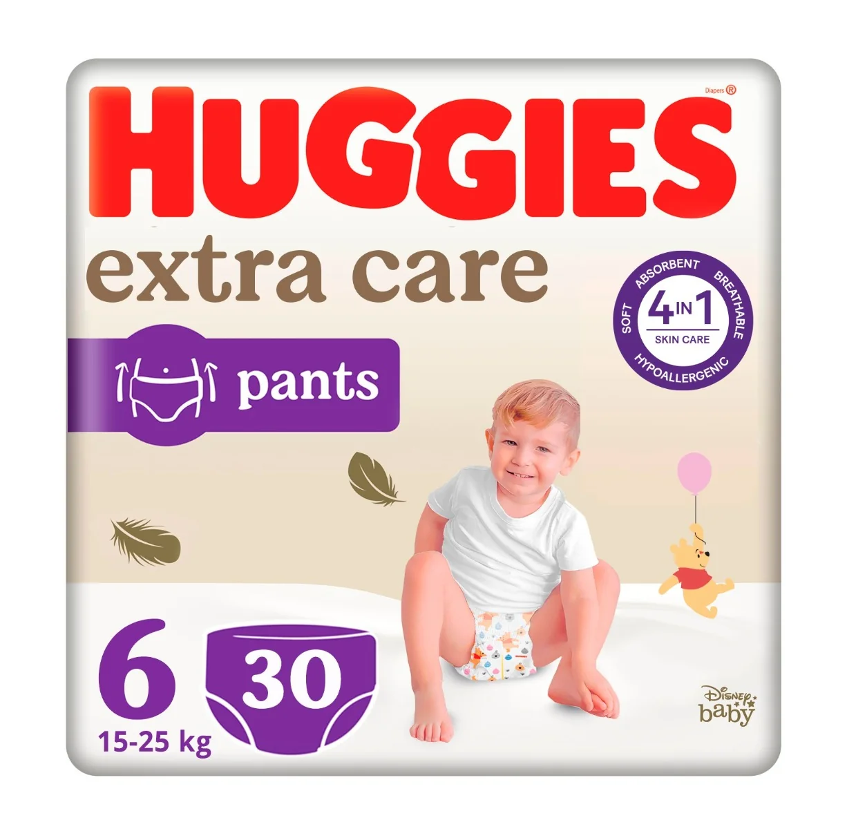 Huggies Elite Soft Pants 6 15–25 kg 30 ks