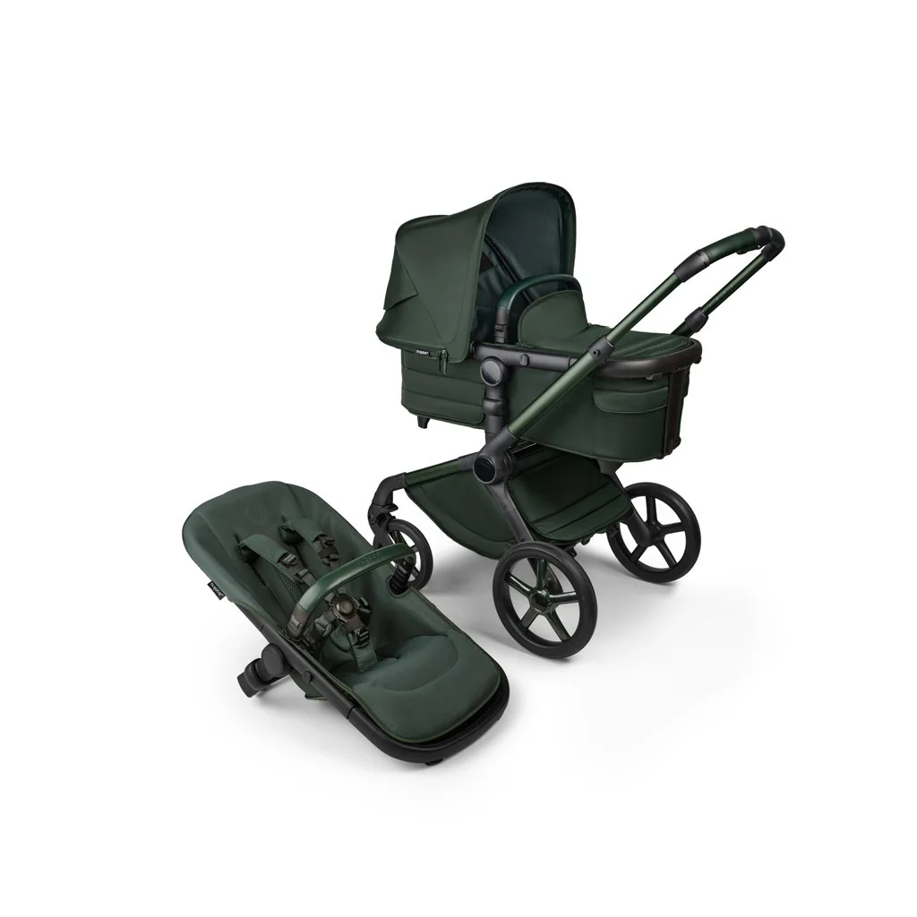 Bugaboo Kočárek kompletní Fox 5 Midnight green - Noir limitovaná edice 