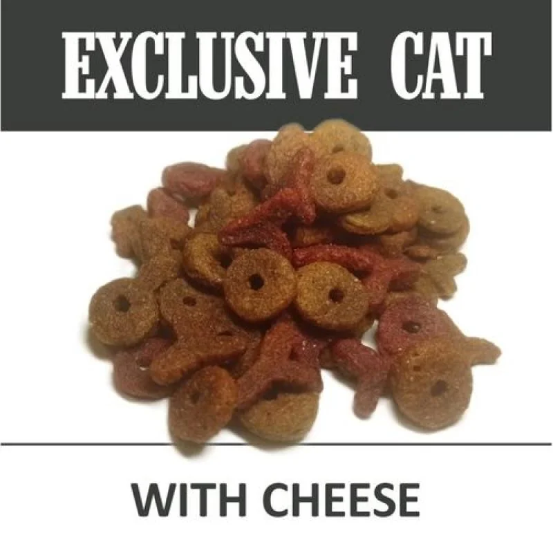 Delikan EXCLUSIVE CAT Cheese 10kg Krmivo pro vnější a vnitřní kočky s příchutí 