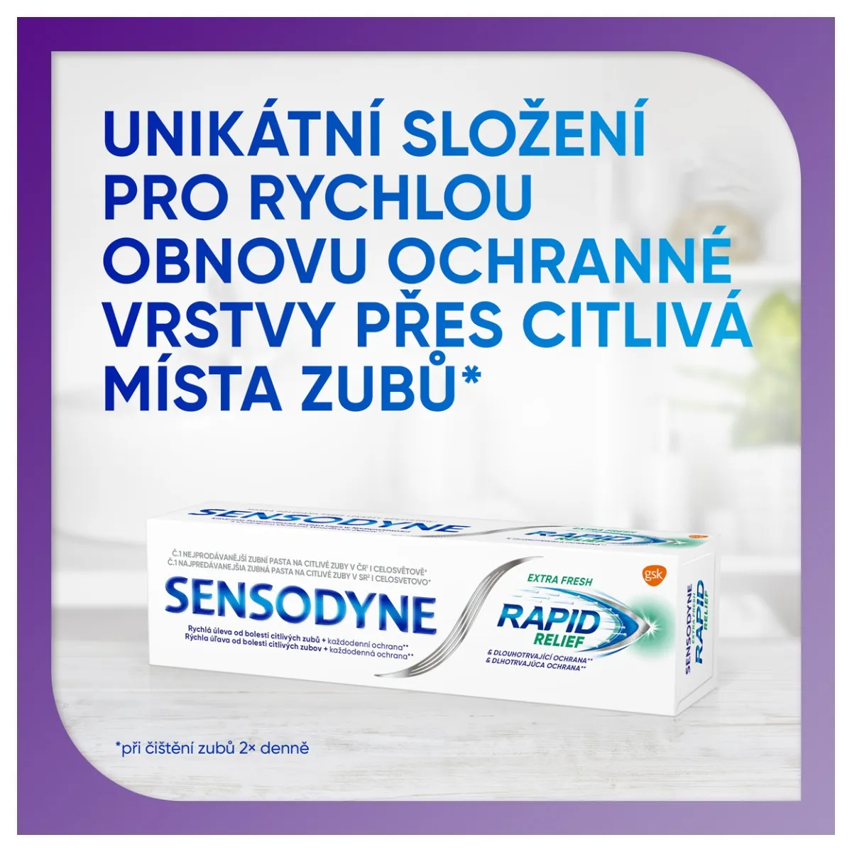 Sensodyne Rapid Relief Extra Fresh zubní pasta 75 ml