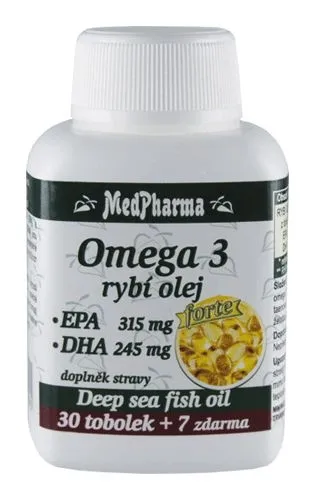 Medpharma Omega 3 rybí olej Forte 37 tobolek