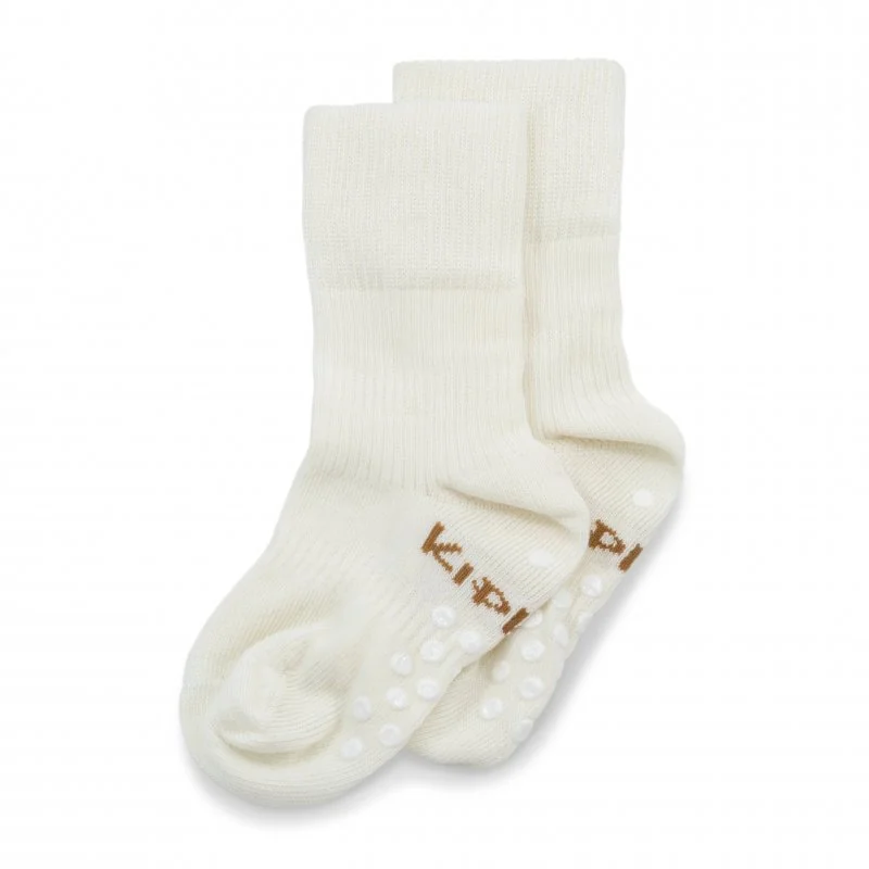 KipKep dětské ponožky Stay-on-Socks ANTISLIP 12-18m 1pár Off White 