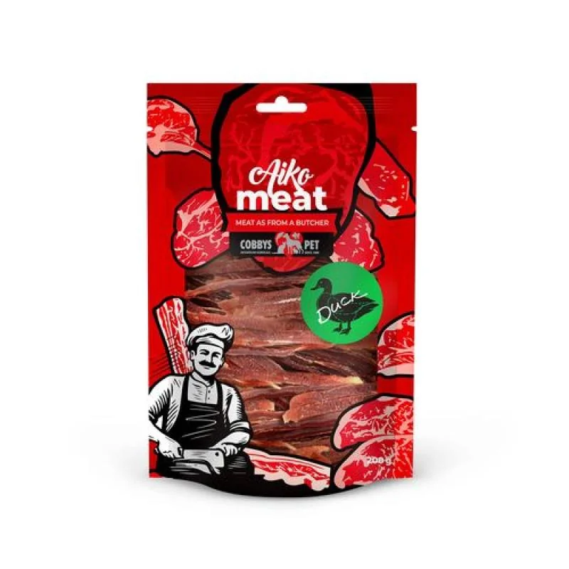 Cobbyspet AIKO Meat sušené kachní plátky 200g