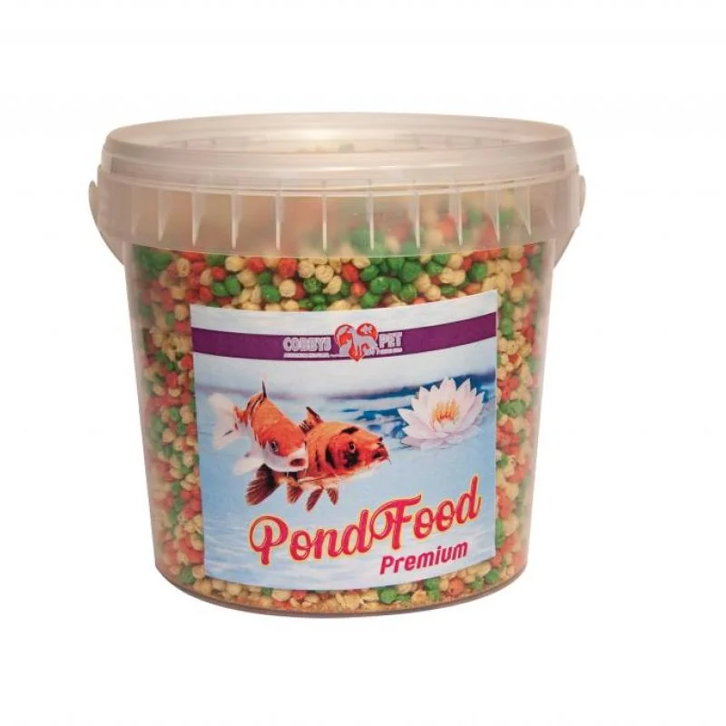 Cobbyspet POND GRANULES COLOUR MEDIUM 1l / 100g kbelík