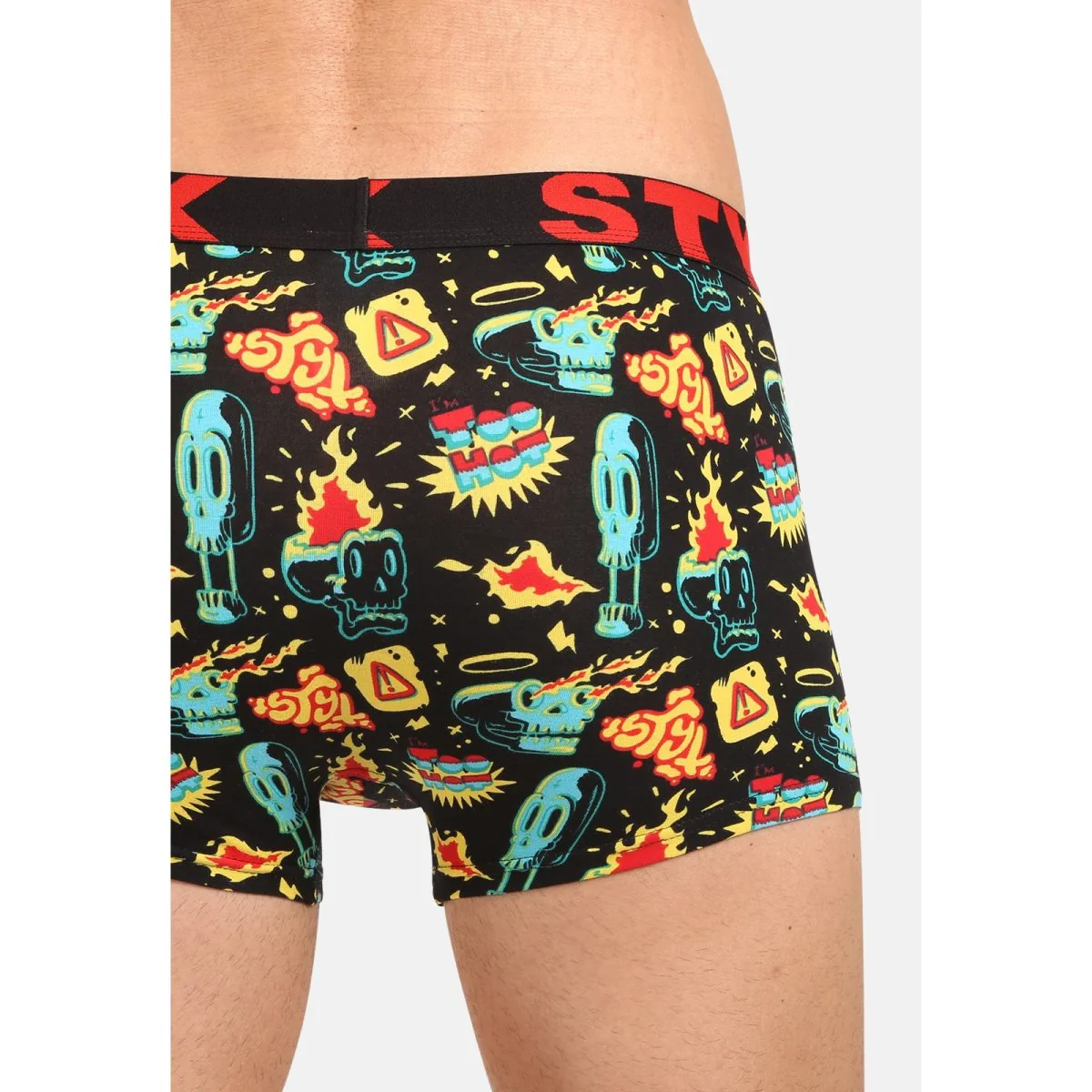 Styx Pánské boxerky art sportovní guma toohot (G1458) XL 