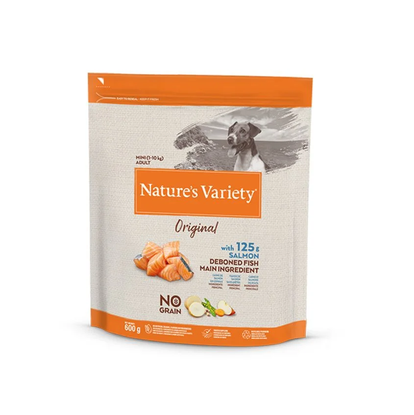 Natures Variety Original pro malé psy s lososem granule 600 g