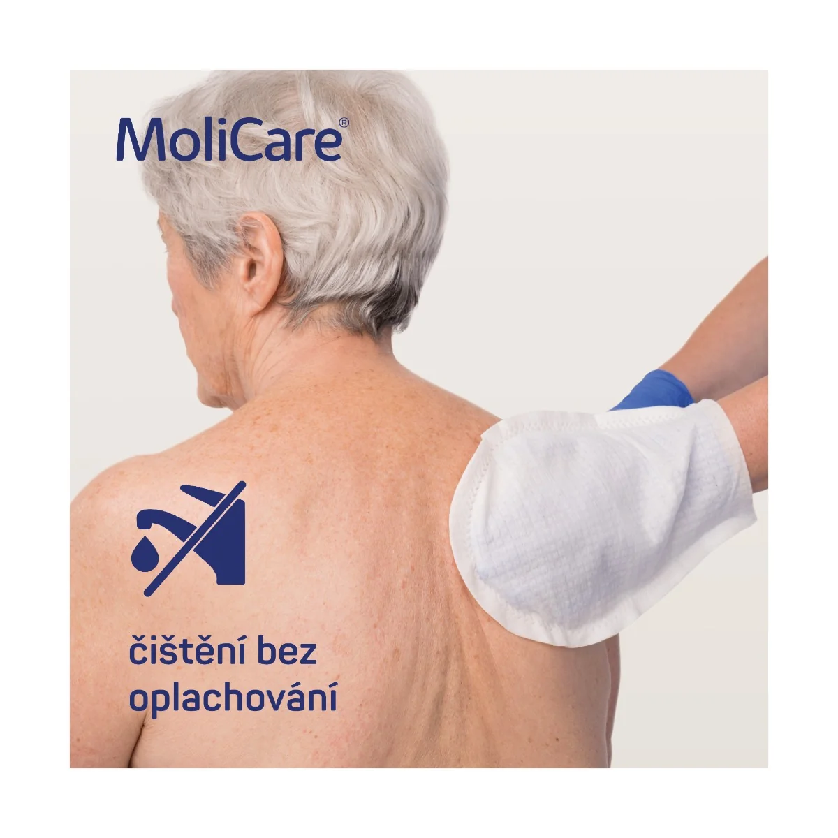 MoliCare Skin Napuštěné mycí žínky 8 ks