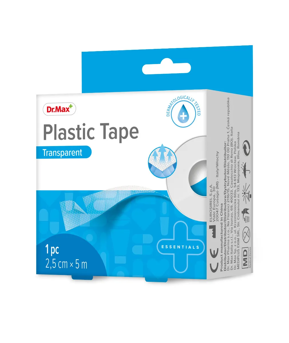 Dr. Max Plastic Tape 2,5 cm x 5 m 1 ks